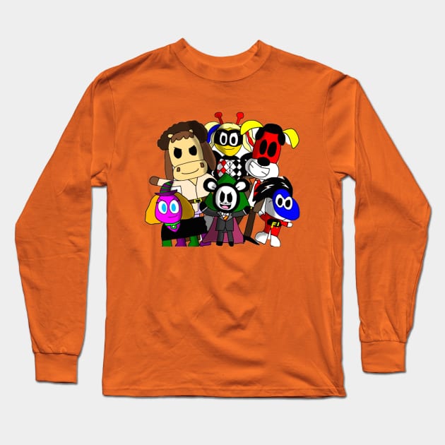 Halloween Gang Long Sleeve T-Shirt by BabyLambCreations143